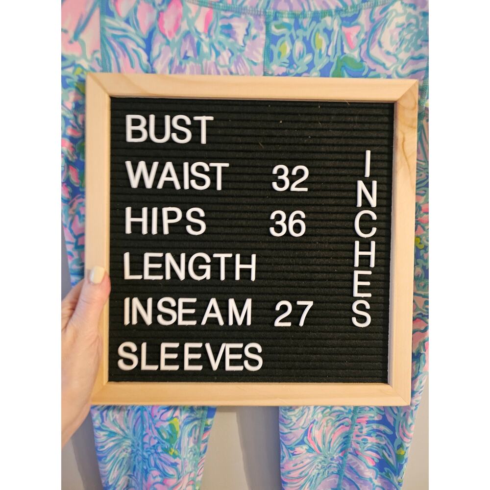 Lilly Pulitzer Luxletic Weekender Leggings "In Full Bloom s large WP62 - Picture 5 of 5